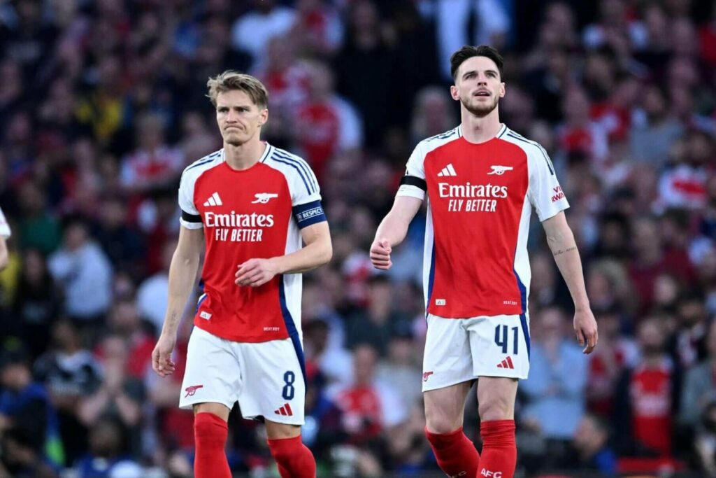 Rice và Odergaarđang là cặp đôi quan trọng nhất tuyến giữa Arsenal 